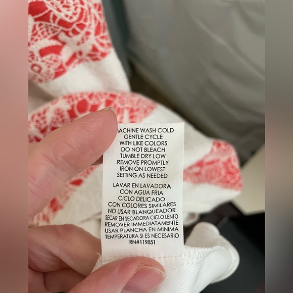 Want and Need red and white striped tank dress size XL NWT - Picture 4 of 8